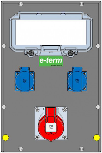 Artikelbild 1 des Artikels Vollgummiverteiler MODBOX WM 0001-2 FI040 IP44 