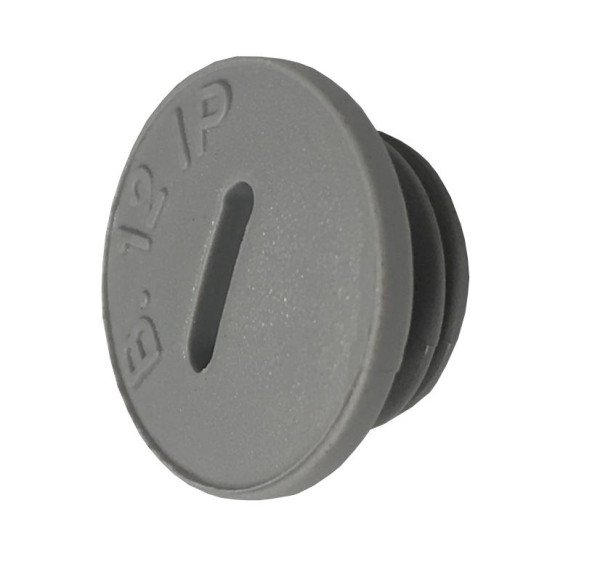 Artikelbild 1 des Artikels BLPO Blindstopfen M32 PA6 rund RAL7035 IP65