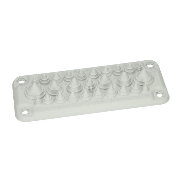 Artikelbild 1 des Artikels Kabeldurchführungsplatte MC 25/27x5-26mm grau