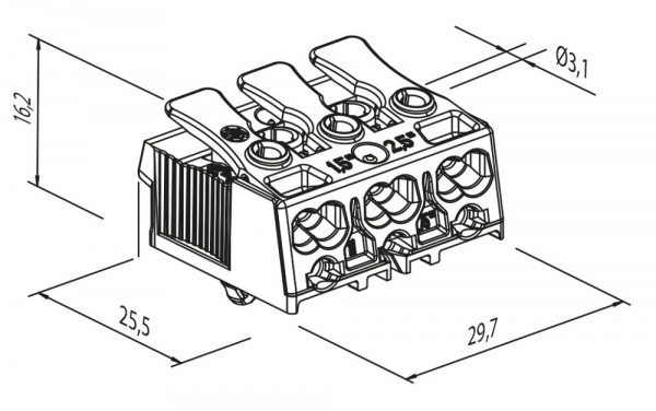 Artikelbild 3 des Artikels SLK 3/3 OF +E-SCHR N-ERDE-L PC