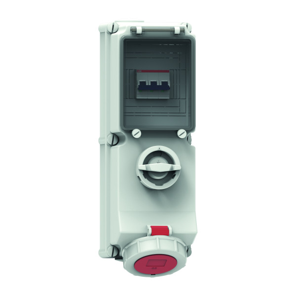 Artikelbild 1 des Artikels Wandsteckdose 63A 5p 400V 6h IP67 Ni LS 17297
