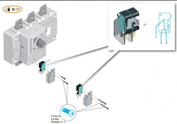 Artikelbild 2 des Artikels Hilfskontakt NO/NC zu SIRCO 125-3200A