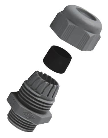 Artikelbild 1 des Artikels POWTL Kabelverschraubung PG48 PA6 V2 RAL7001