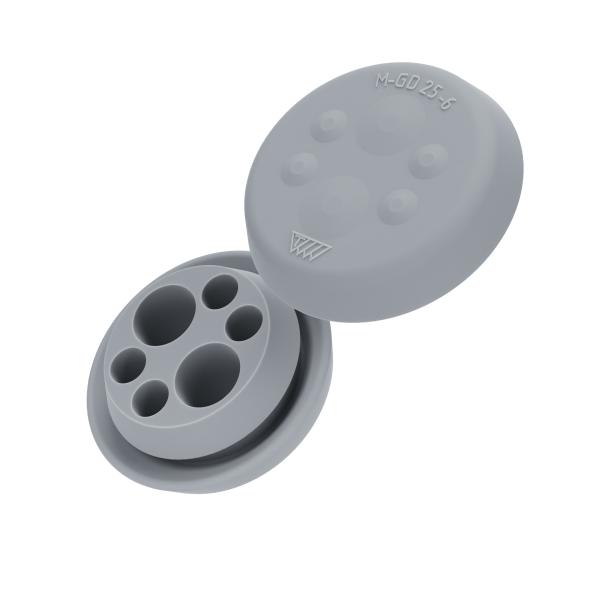 Artikelbild 1 des Artikels Kabeldurchführungstülle M-GD  M25-6 TPE IP65 GR